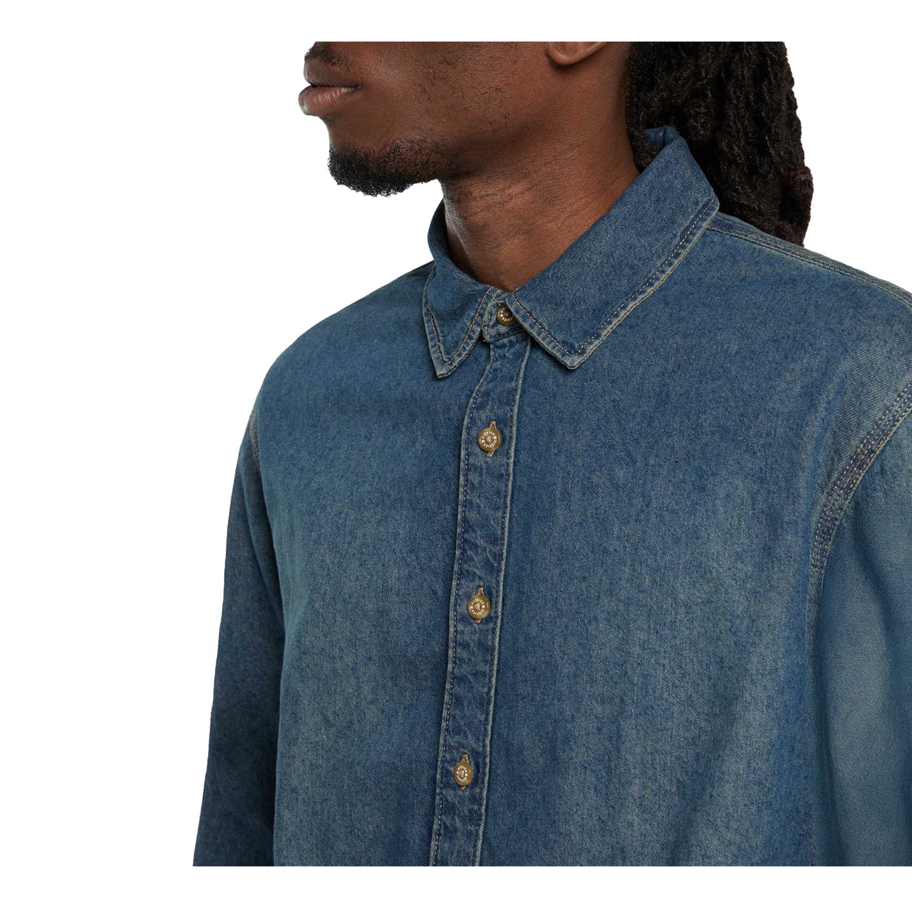 Camicia Maniche lunghe In Light Denim - Image 3