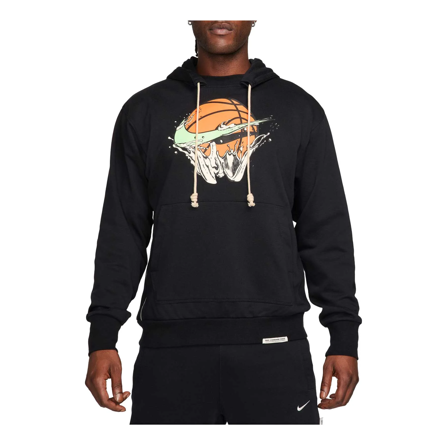 Felpa Fleece Con Cappuccio Std Iss