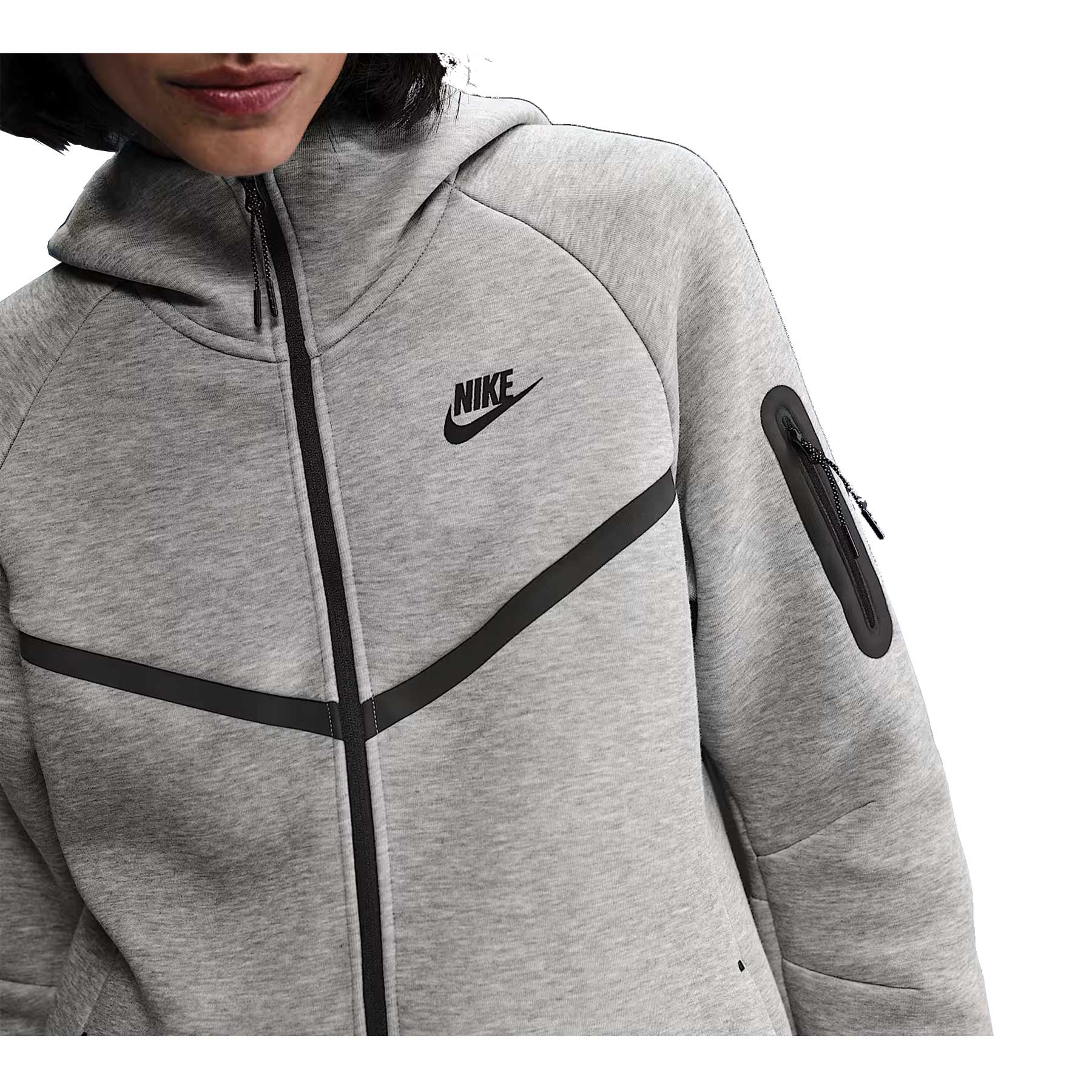 Felpa Con Cappuccio Full zip Tech Fleece Donna - Image 3
