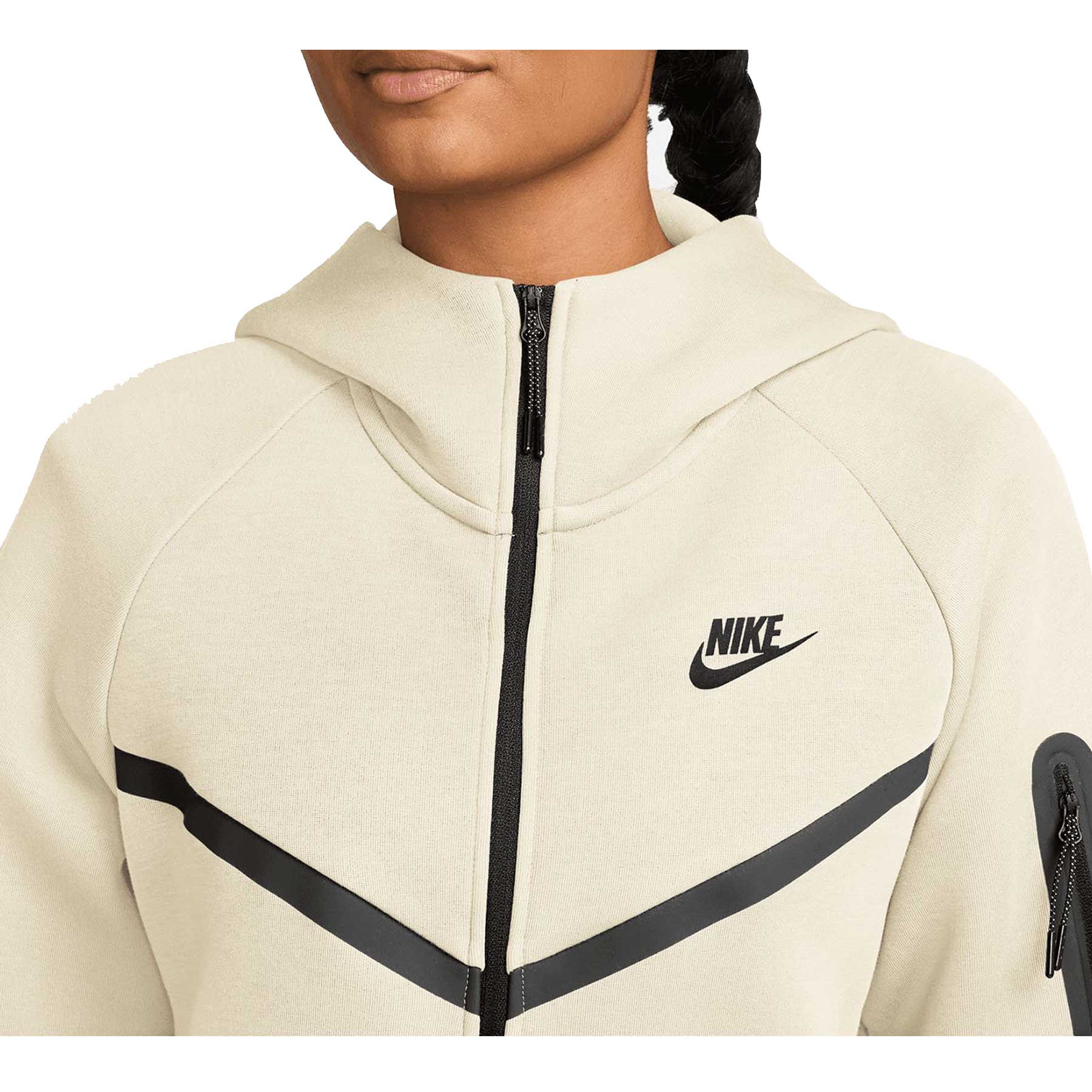 Felpa Con Cappuccio Full zip Tech Fleece Donna - Image 3
