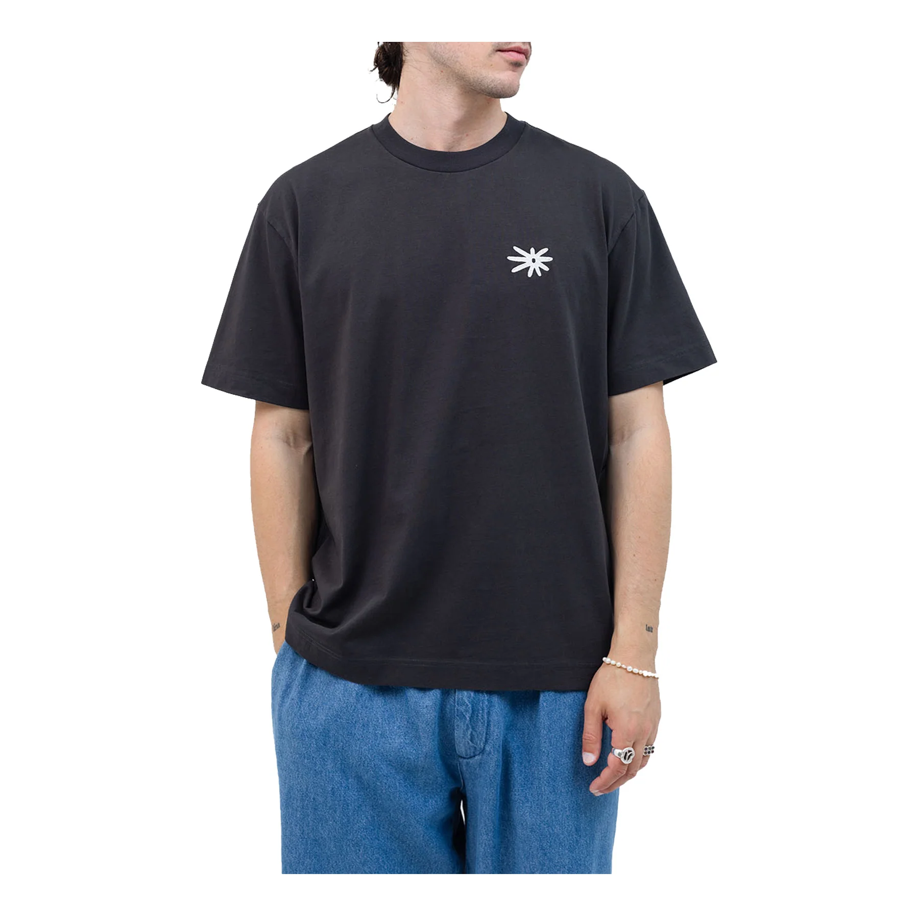 T Shirt Loose Fit Graphic Flower